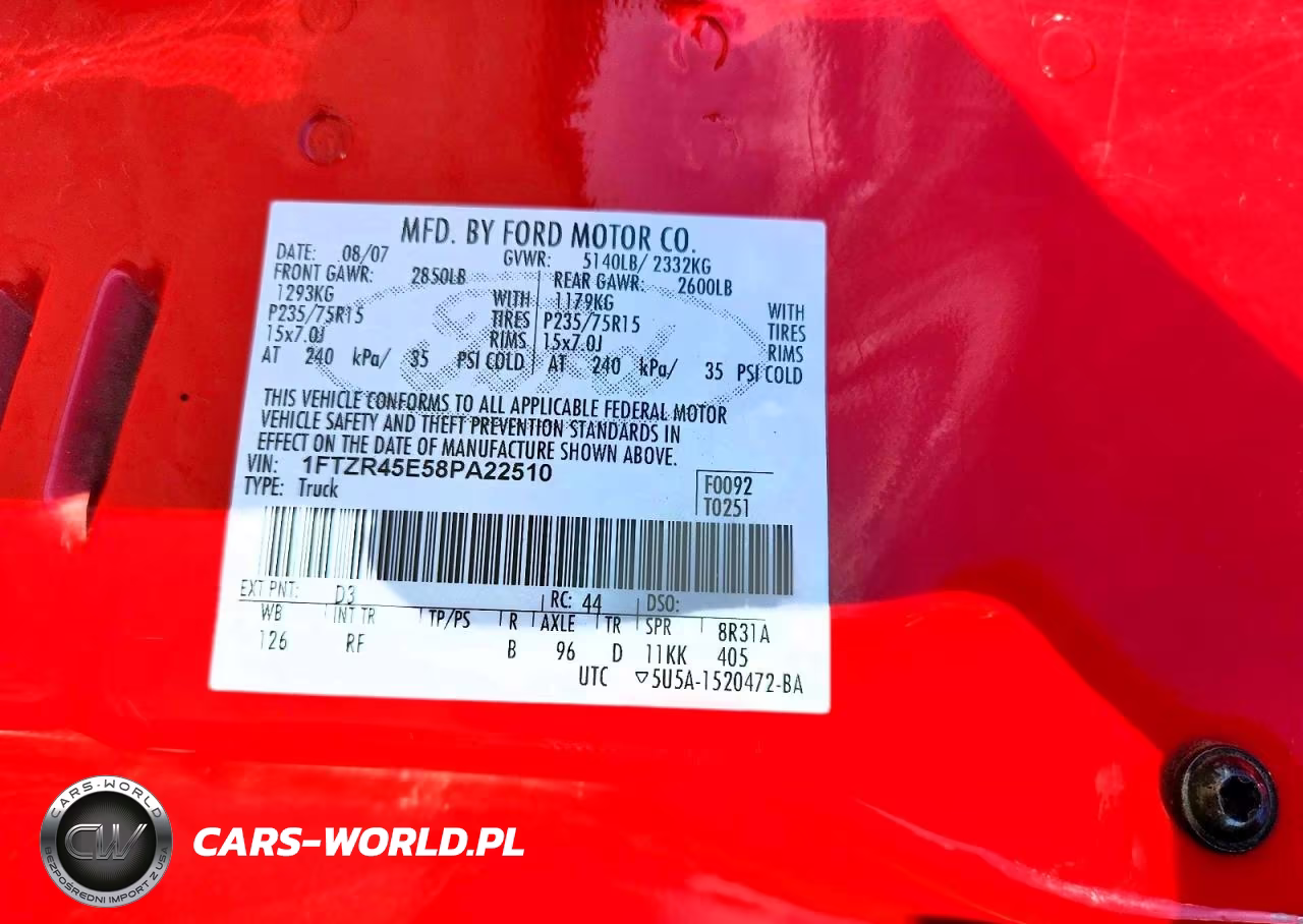 2008 Ford Ranger Super Cab VIN:1FTZR45E58PA22510 - 12