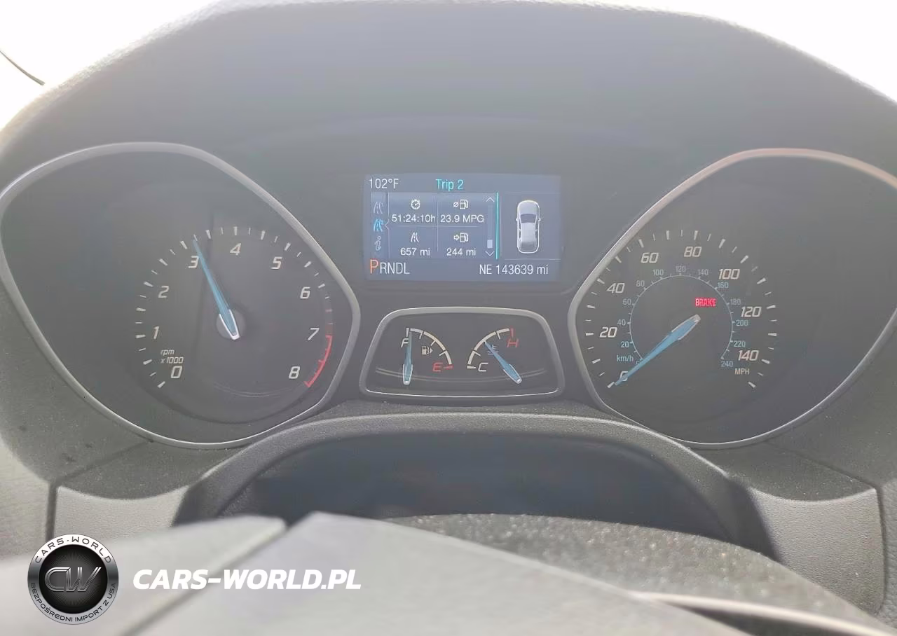 2014 Ford Focus Se VIN:1FADP3F29EL185474 - 9