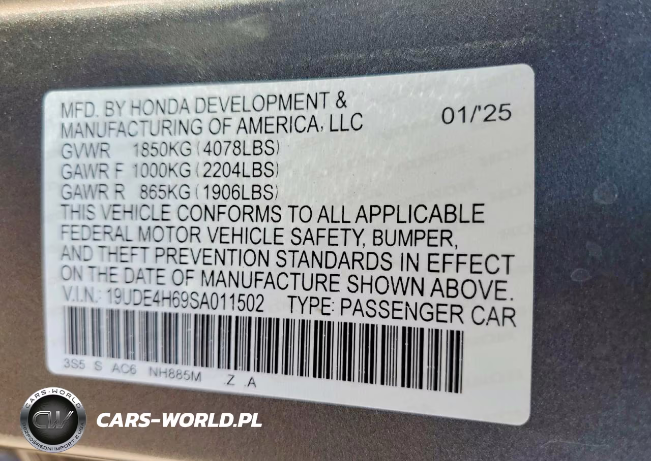 2025 Acura Integra A-Spec Tech VIN:19UDE4H69SA011502 - 12