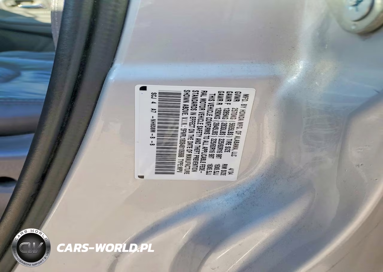 2004 Honda Odyssey Exl VIN:5FNRL18084B106888 - 13
