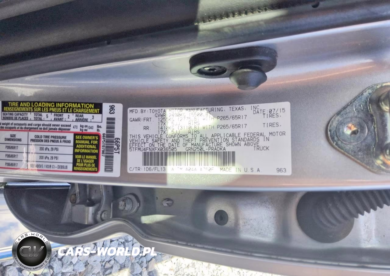 2015 Toyota Tacoma Double Cab Long Bed VIN:5TFMU4FNXFX036505 - 12