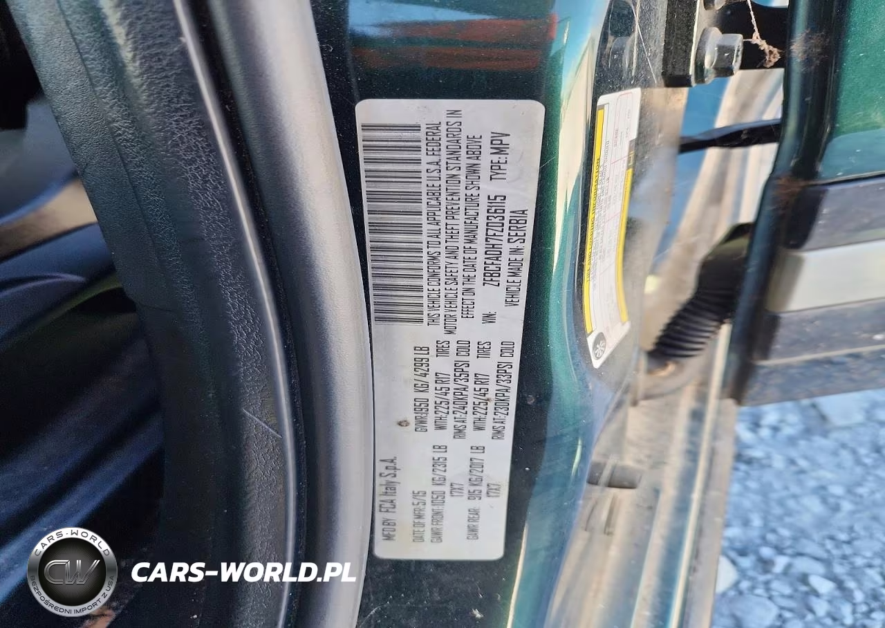 2015 Fiat 500L Trekking VIN:ZFBCFADH7FZ036115 - 12