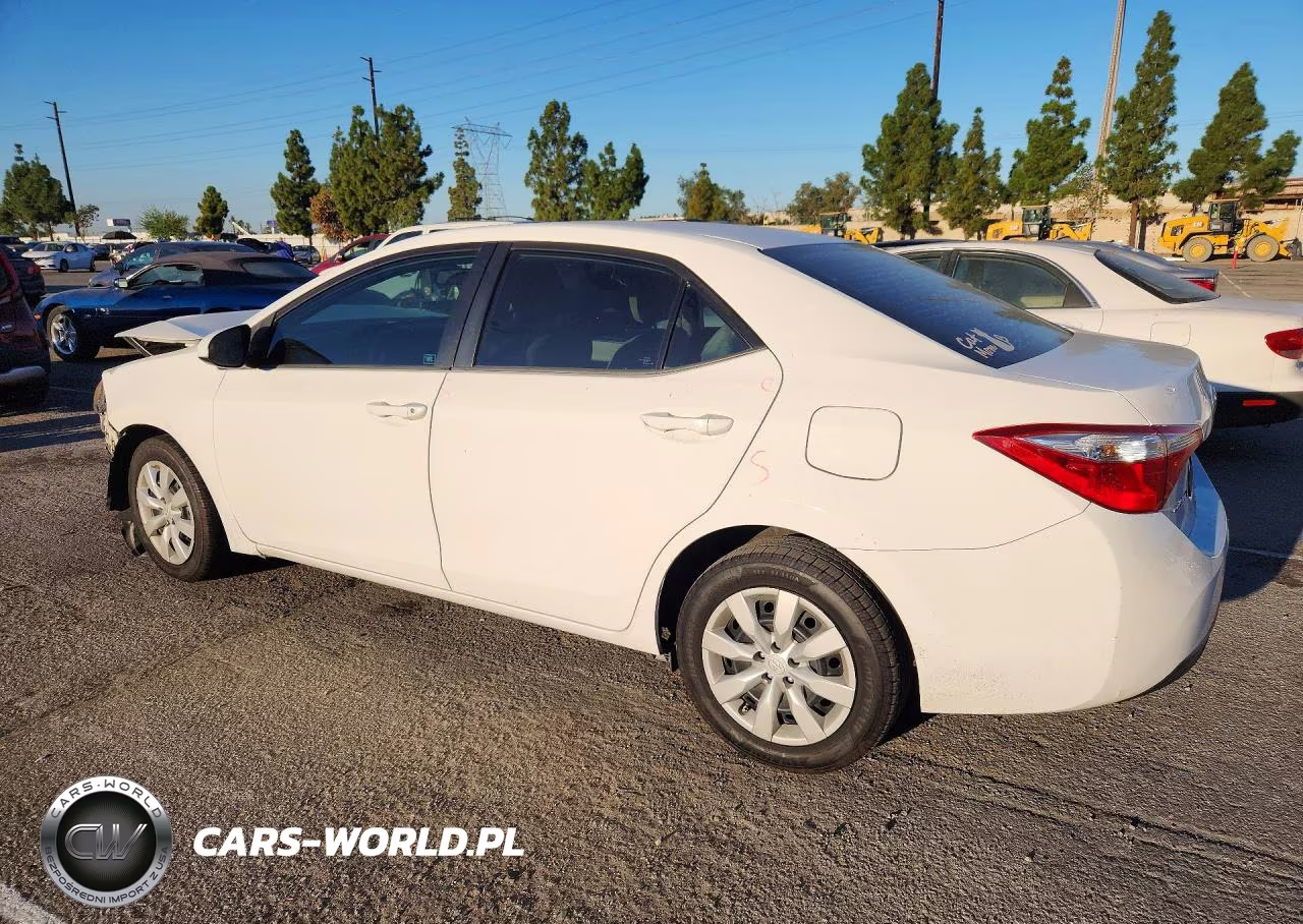 2016 Toyota Corolla Le VIN:5YFBURHE7GP507950 - 2