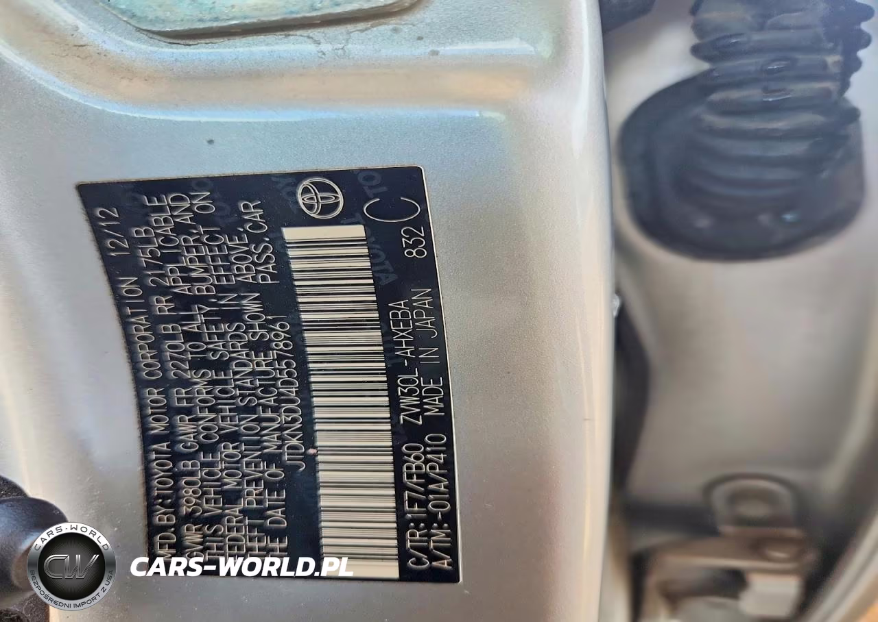 2013 Toyota Prius Three VIN:JTDKN3DU4D5578961 - 12
