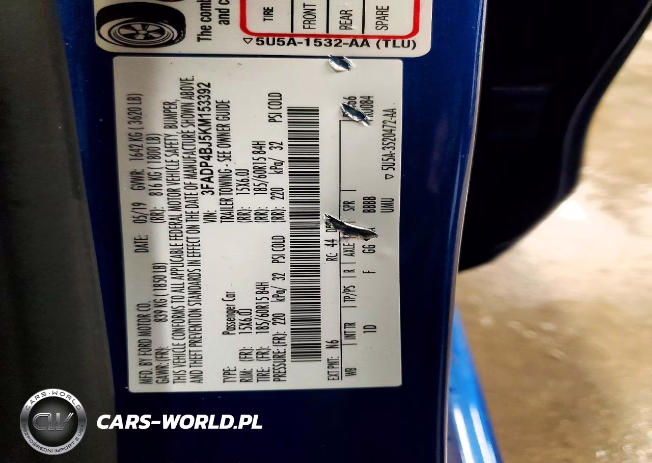 2019 Ford Fiesta Se VIN:3FADP4BJ5KM153392 - 12