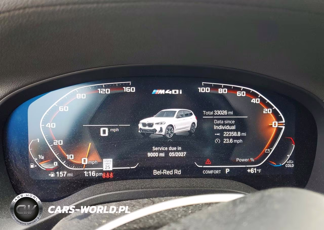 2022 BMW X3 M40I VIN:5UX83DP03N9L69976 - 9