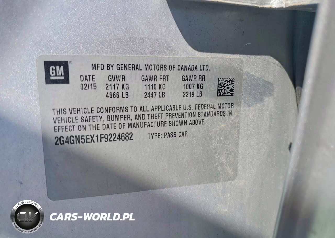 2015 Buick Regal Premium VIN:2G4GN5EX1F9224682 - 12