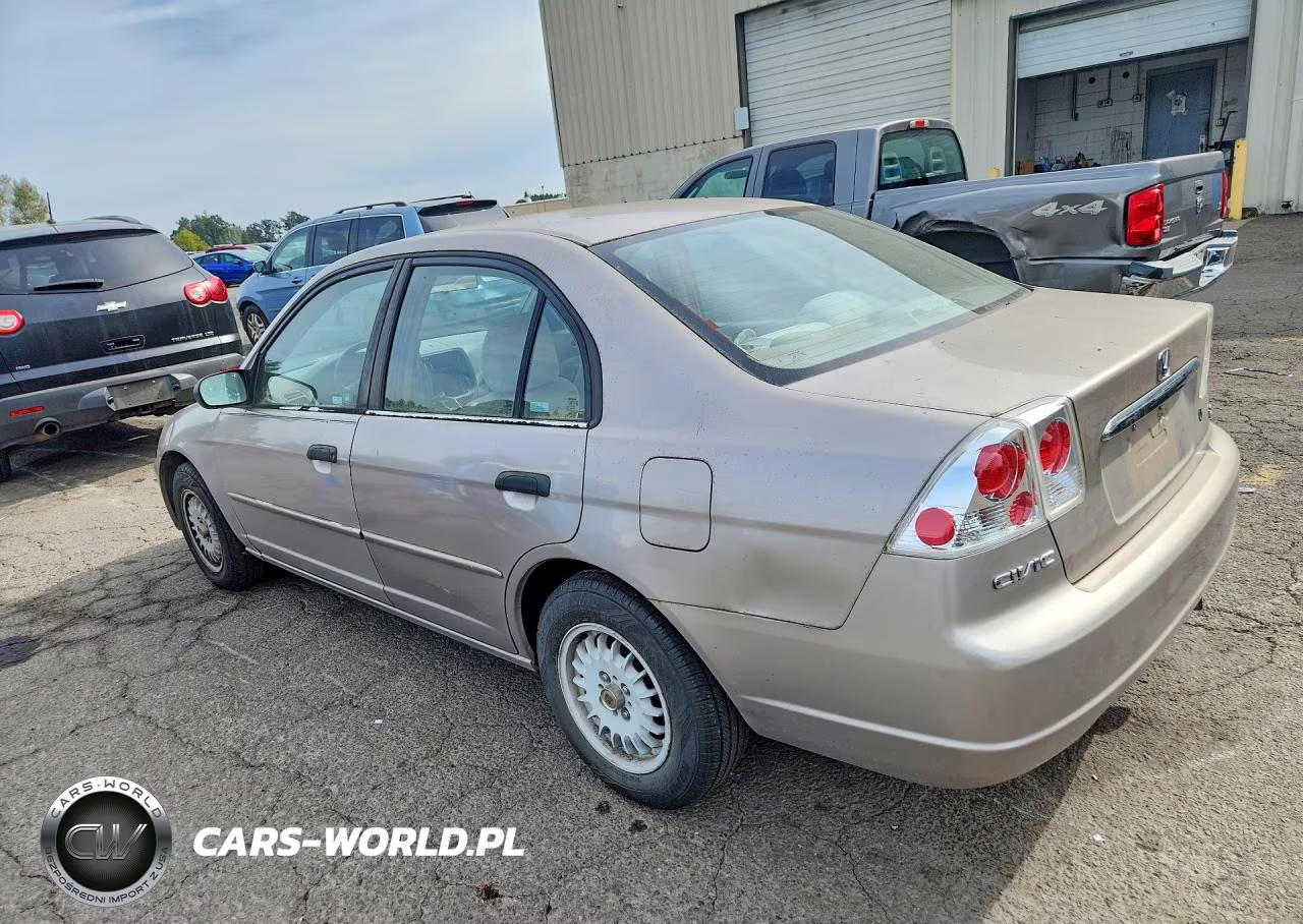2001 Honda Civic Lx VIN:2HGES16571H575865 - 2