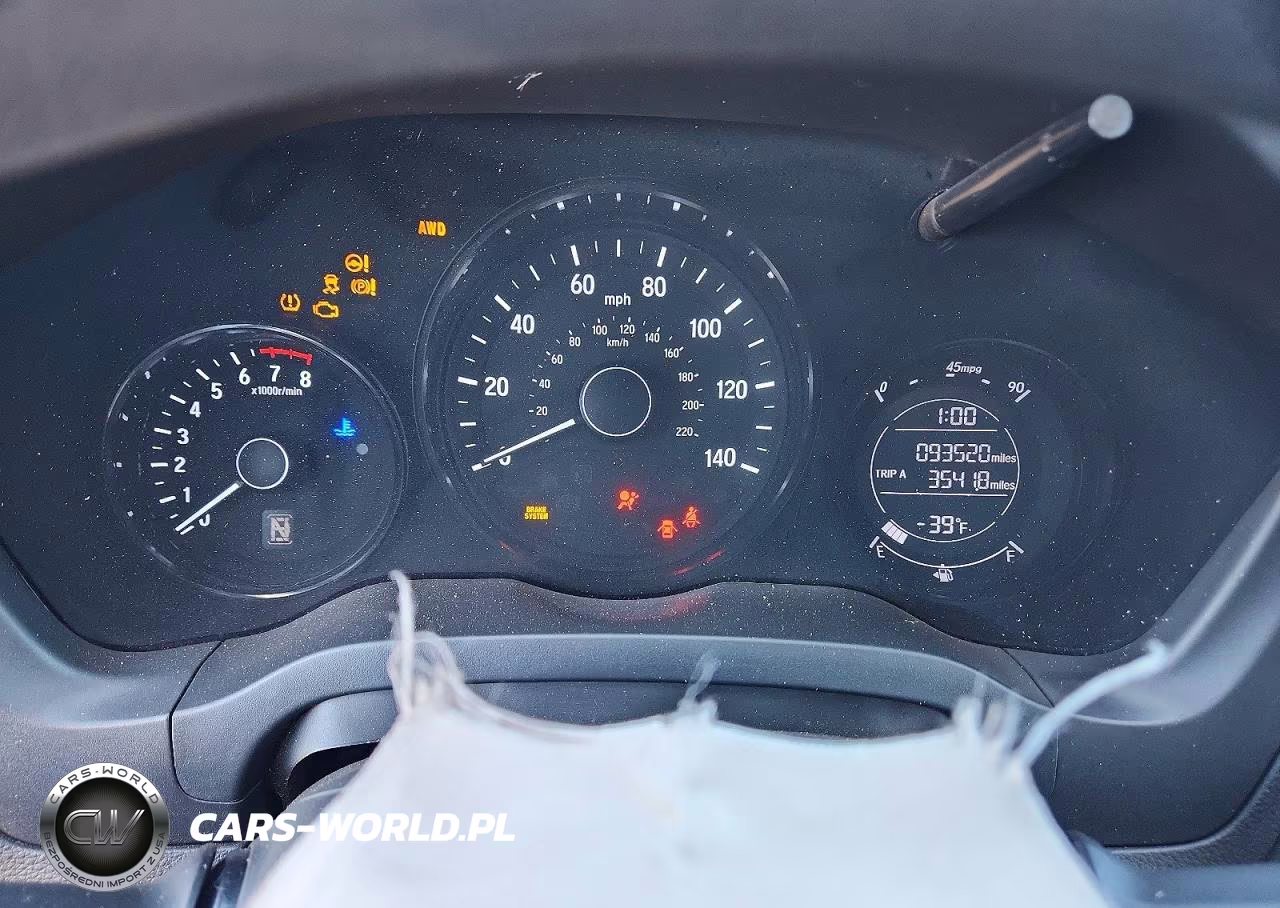 2019 Honda Hr-V Lx VIN:3CZRU6H37KG711944 - 9