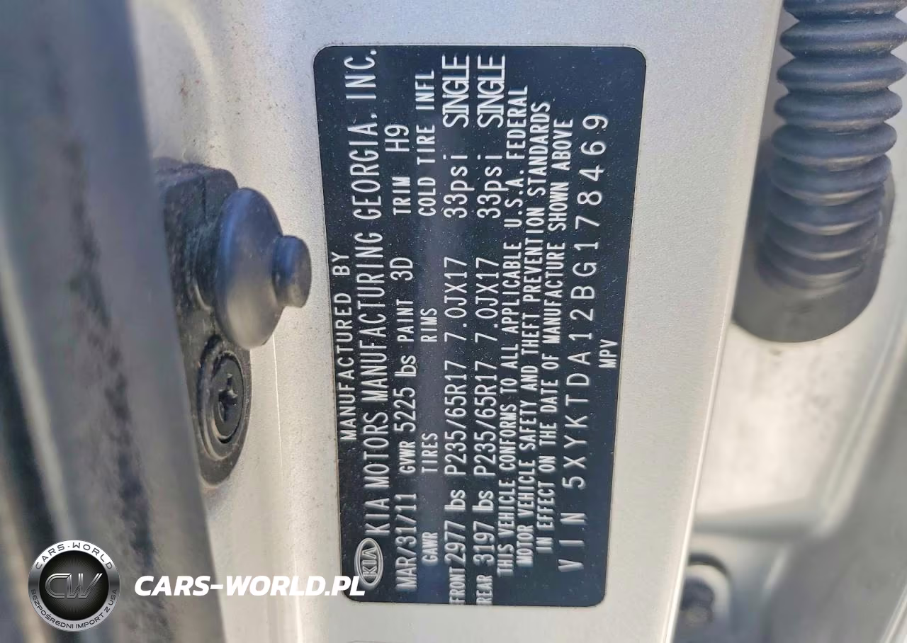 2011 Kia Sorento Lx VIN:5XYKTDA12BG178469 - 13