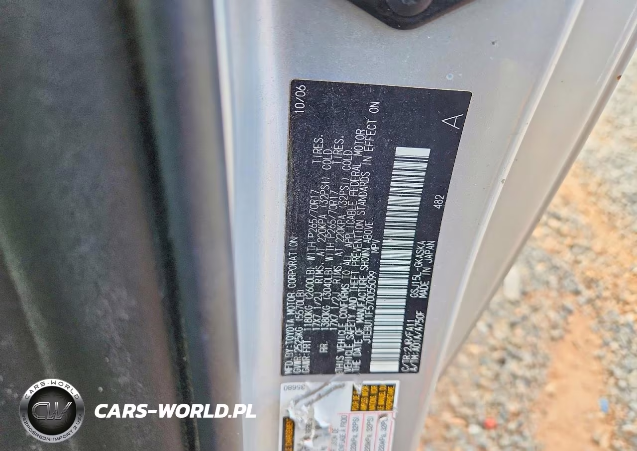 2007 Toyota Fj Cruiser Base VIN:JTEBU11F570055099 - 13