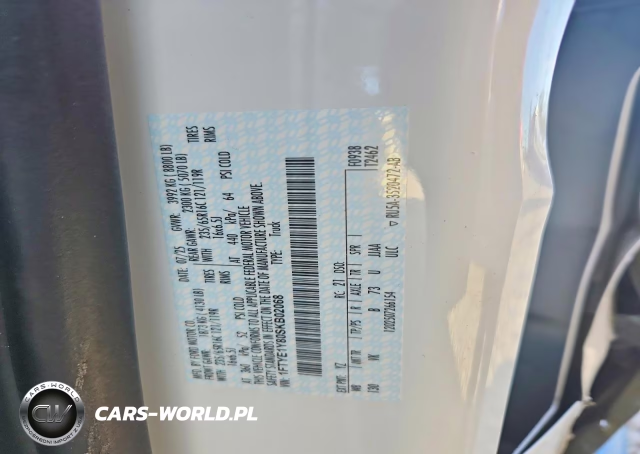 2025 Ford Transit 150 Delivery Van VIN:1FTYE1Y80SKB02068 - 14