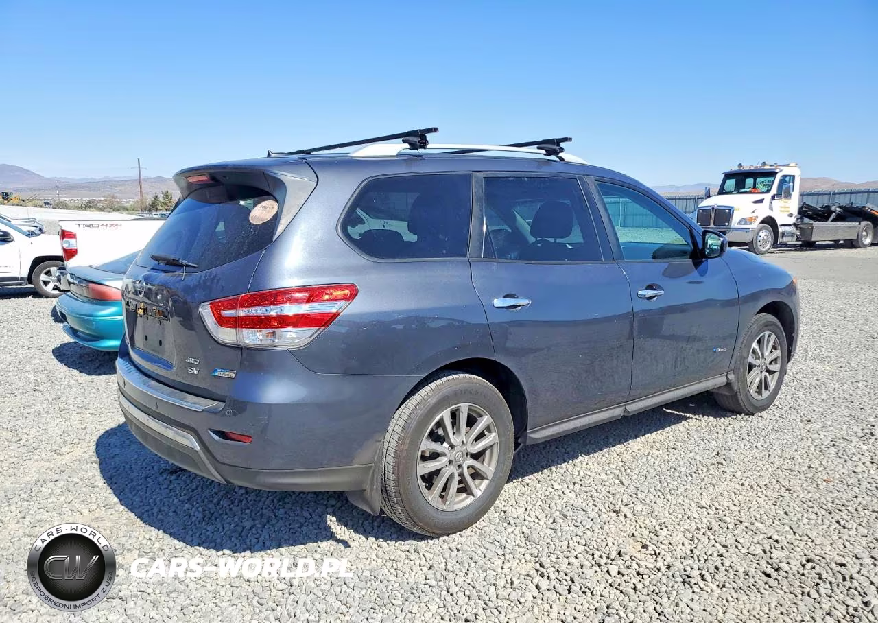 2014 Nissan Pathfinder Hybrid Sv VIN:5N1CR2MM1EC657631 - 3