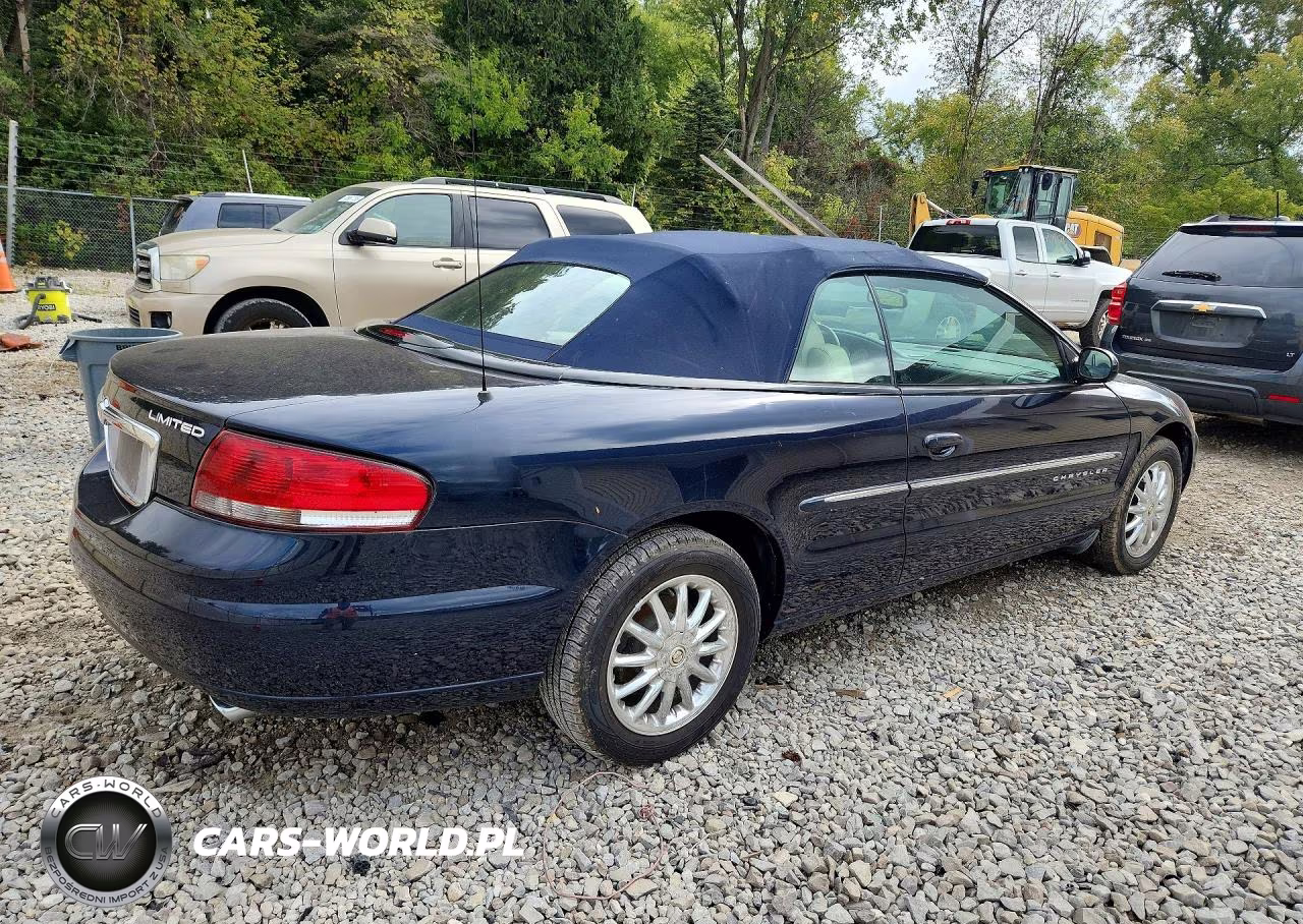 2001 Chrysler Sebring Limited VIN:1C3EL65U31N578520 - 3