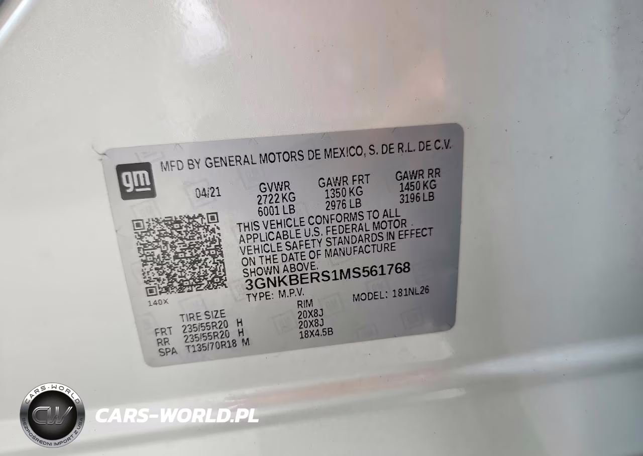 2021 Chevrolet Blazer Rs VIN:3GNKBERS1MS561768 - 13