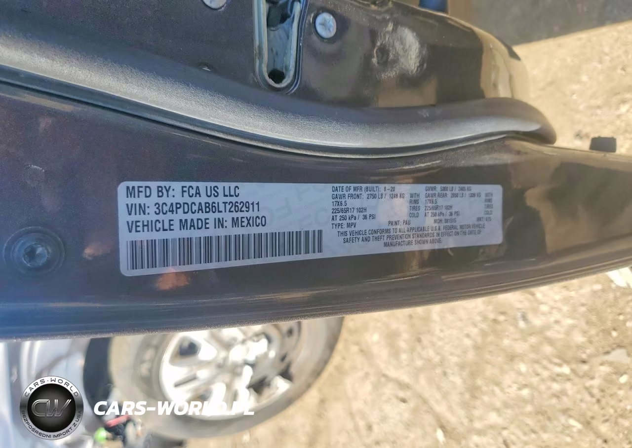 2020 Dodge Journey Se VIN:3C4PDCAB6LT262911 - 13
