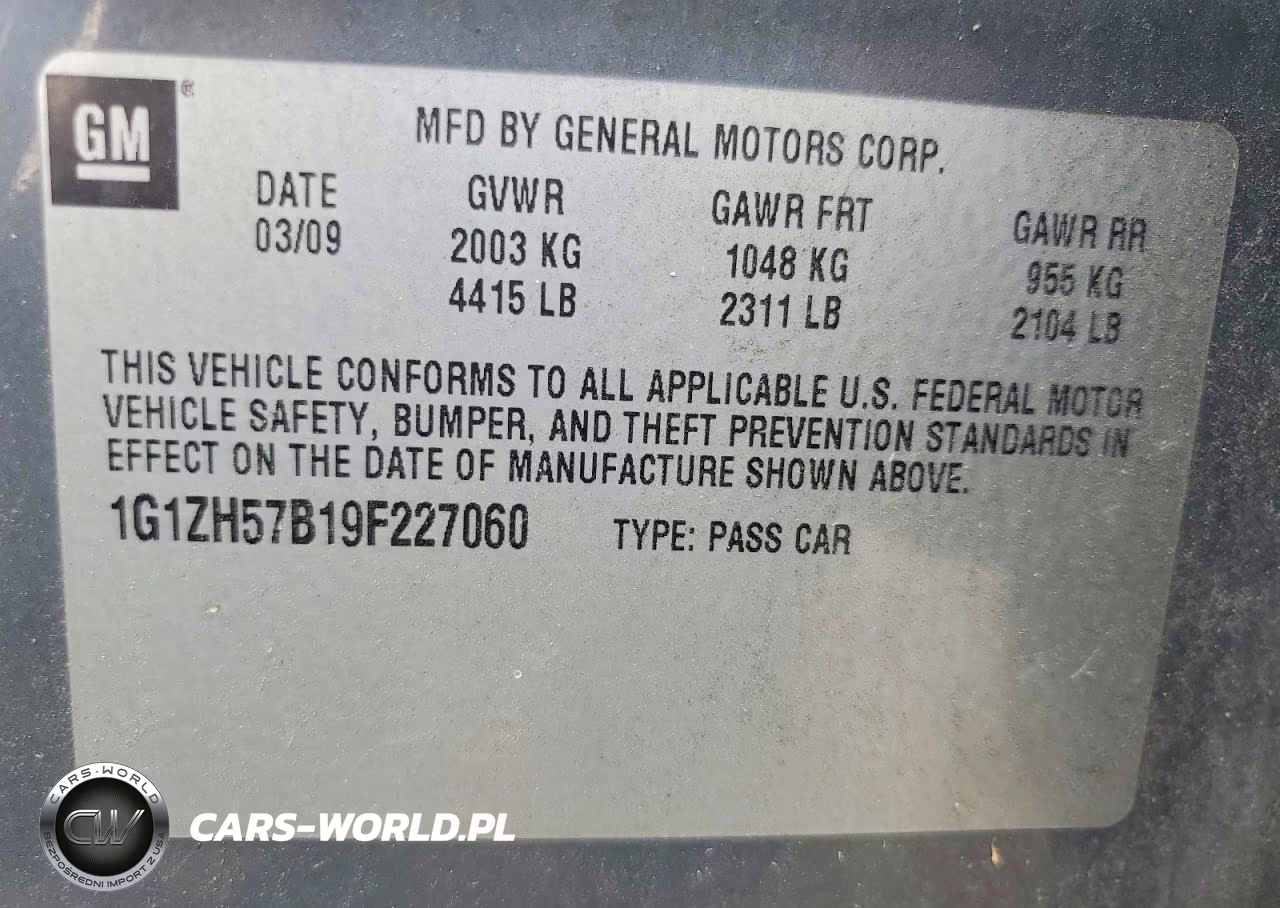 2009 Chevrolet Malibu 1Lt VIN:1G1ZH57B19F227060 - 13