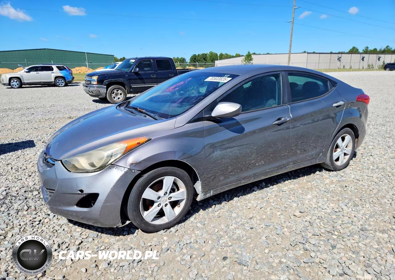 2013 Hyundai Elantra Gls VIN:5NPDH4AE7DH170005 - 1