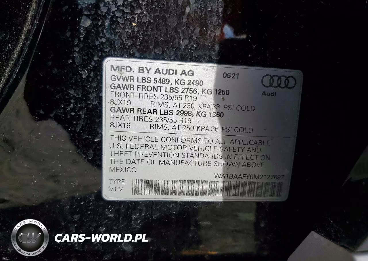 2021 Audi Q5 Premium Plus VIN:WA1BAAFY0M2127697 - 14