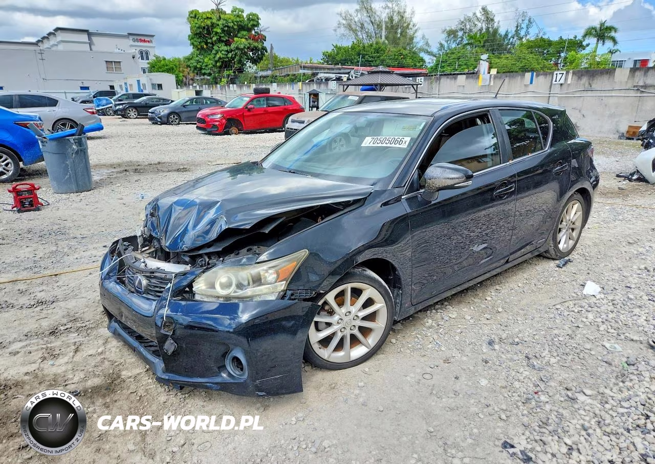 2011 Lexus Ct 200 VIN:JTHKD5BH9B2042363 - 1