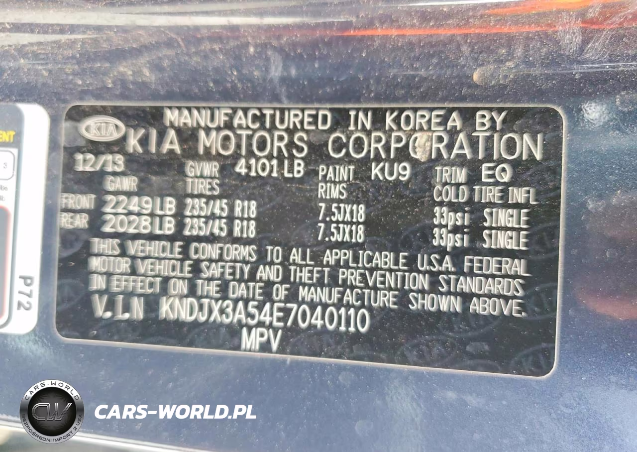 2014 Kia Soul VIN:KNDJX3A54E7040110 - 12