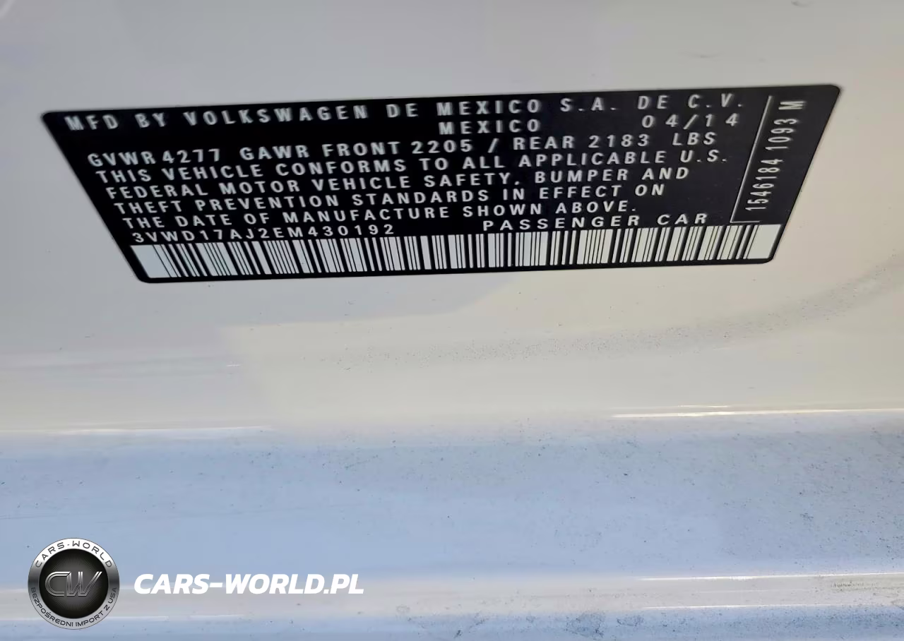2014 Volkswagen Jetta Se VIN:3VWD17AJ2EM430192 - 13