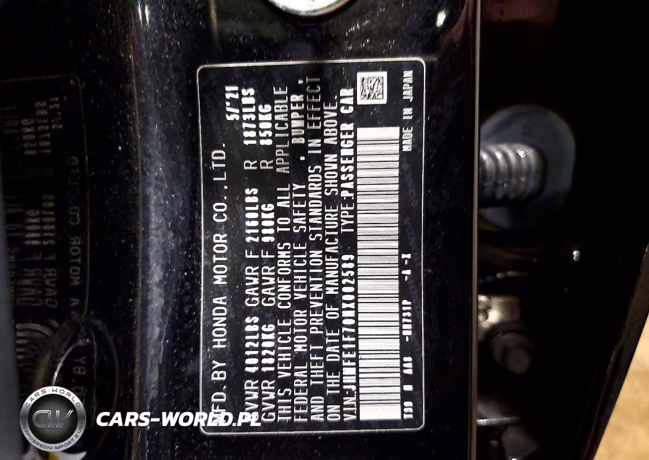 2022 Honda Civic Ex VIN:JHMFE1F70NX002589 - 13