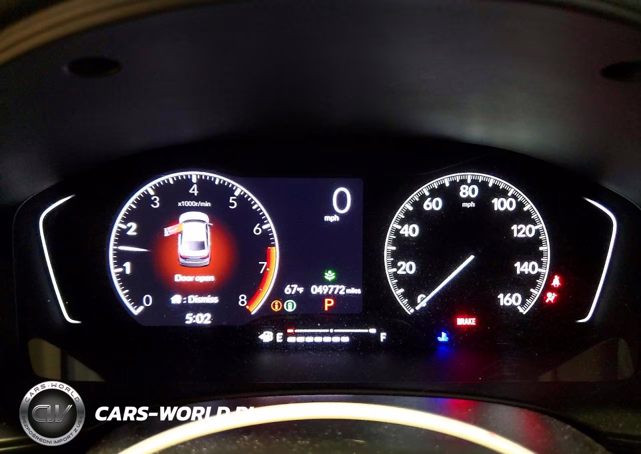 2022 Honda Civic Ex VIN:JHMFE1F70NX002589 - 9