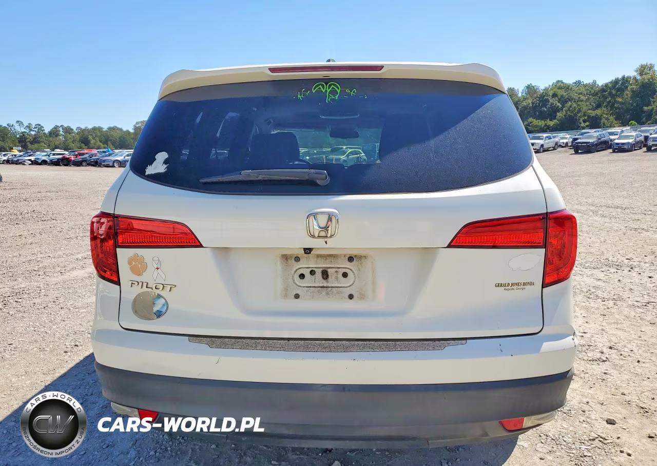 2017 Honda Pilot Exl VIN:5FNYF5H53HB012865 - 6