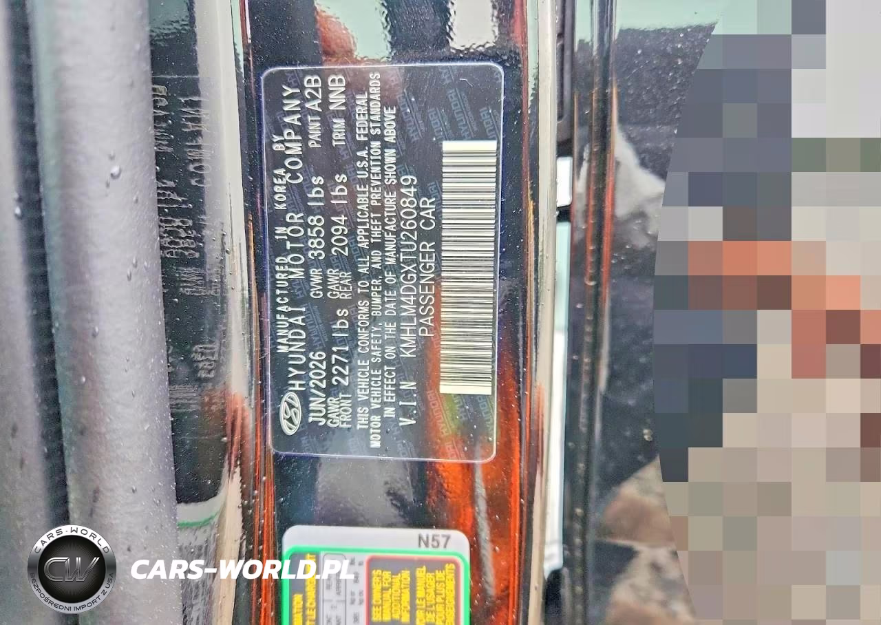 2026 Hyundai Elantra Sel Sport Plus VIN:KMHLM4DGXTU260849 - 12