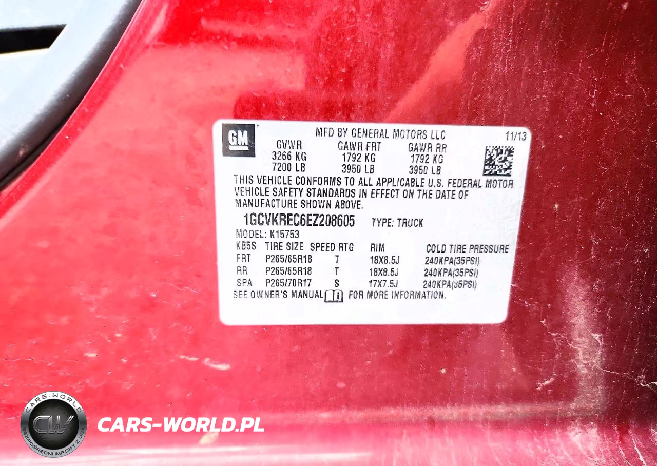 2014 Chevrolet Silverado K1500 Lt VIN:1GCVKREC6EZ208605 - 12