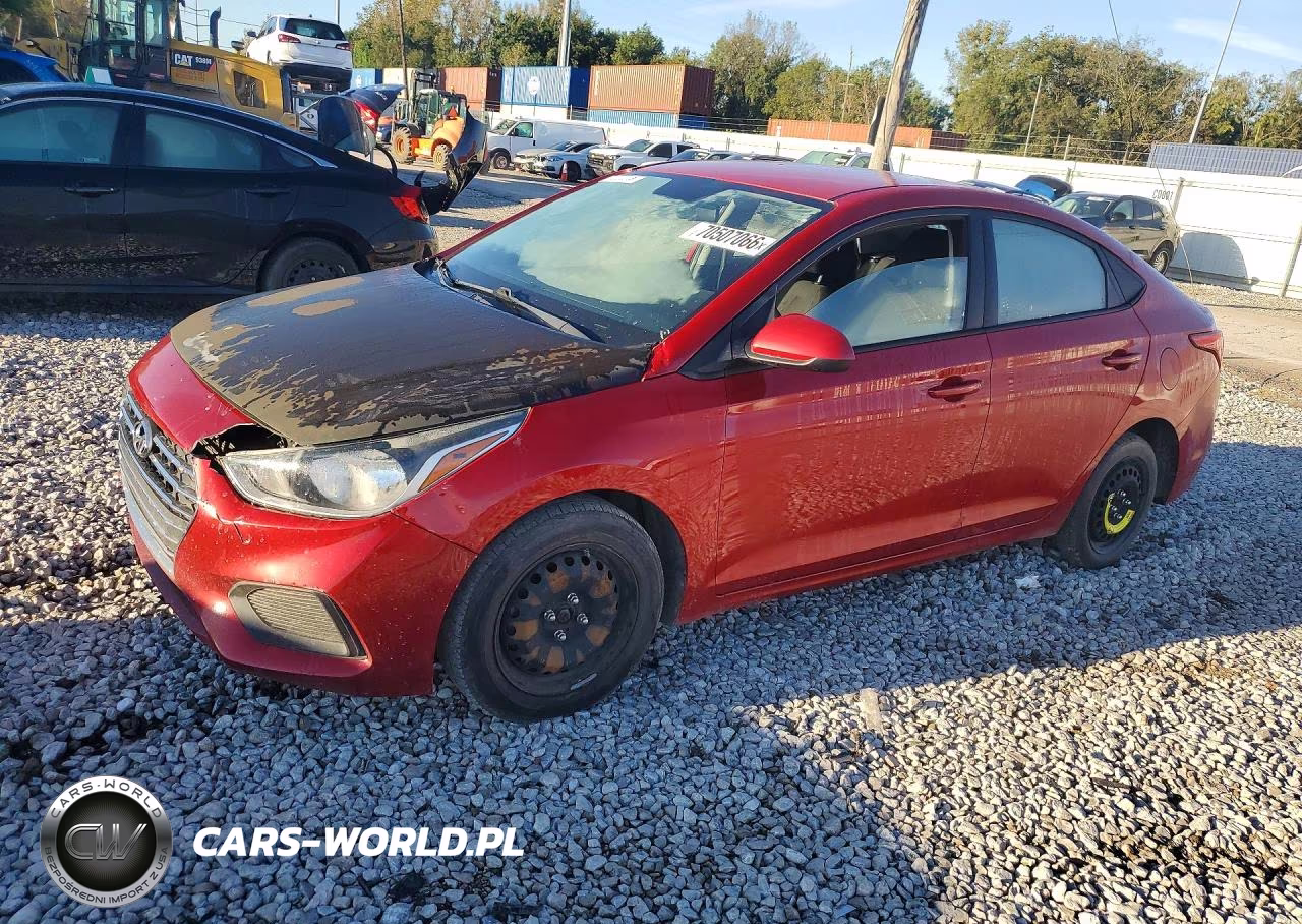 2020 Hyundai Accent Se VIN:3KPC24A61LE112965 - 1