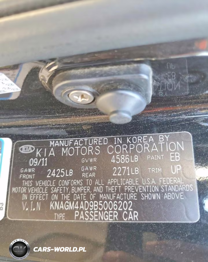 2011 Kia Optima Hybrid Base VIN:KNAGM4AD9B5006202 - 12