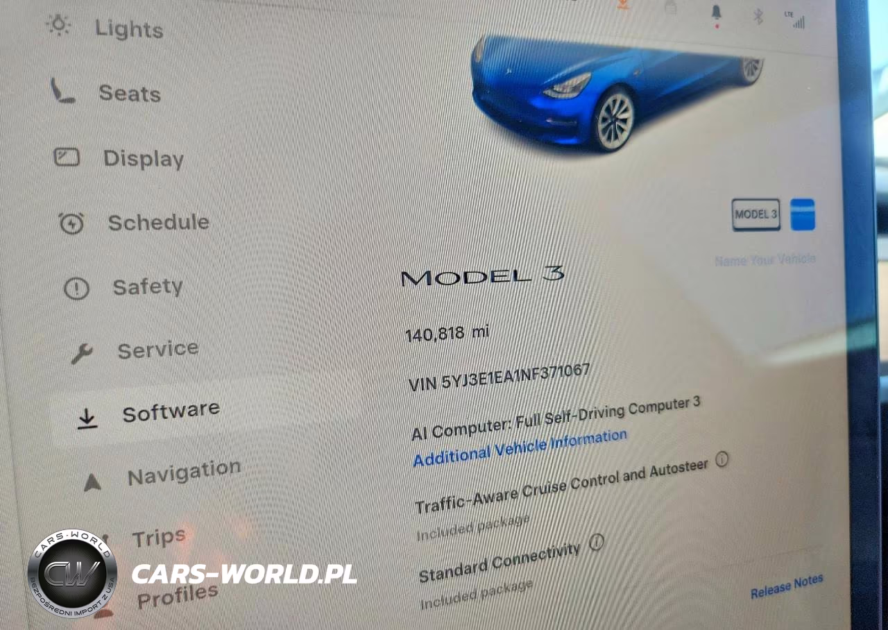 2022 Tesla Model 3 VIN:5YJ3E1EA1NF371067 - 9