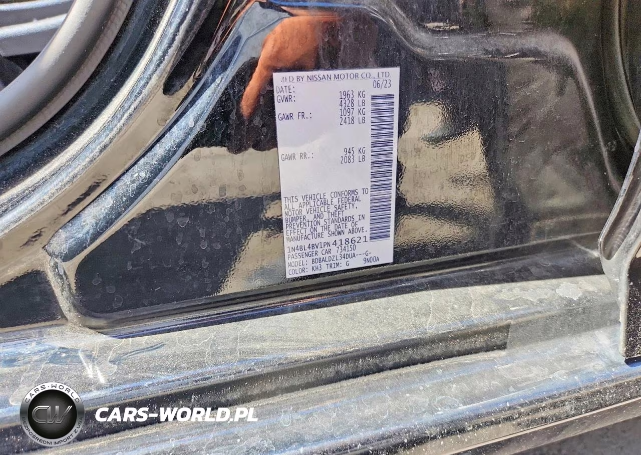 2023 Nissan Altima S VIN:1N4BL4BV1PN418621 - 12