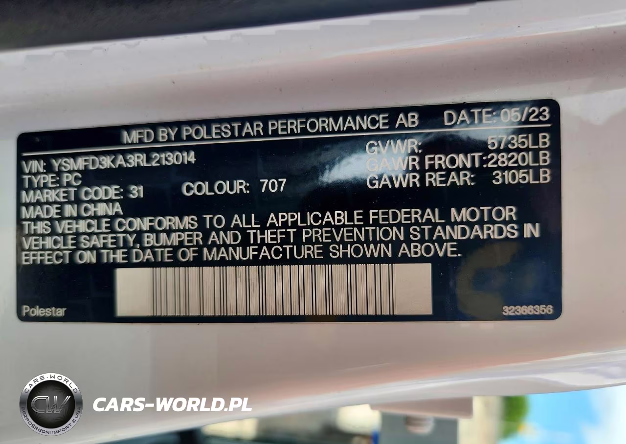 2024 Polestar 2 VIN:YSMFD3KA3RL213014 - 12