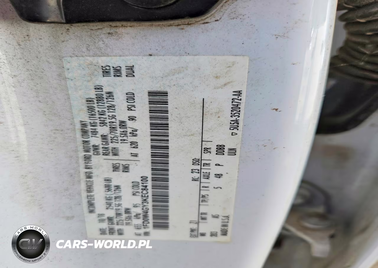 2019 Ford F450 Super Duty VIN:1FD0W4GY3KEC84100 - 13