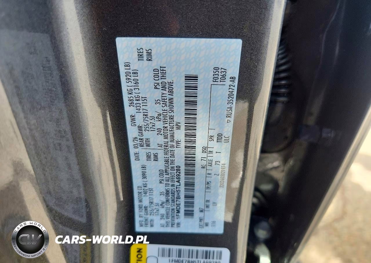 2026 Ford Bronco Big Bend VIN:1FMDE7BH5TLA69280 - 14