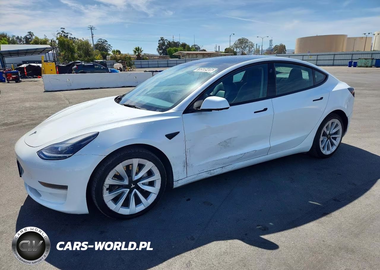 2022 Tesla Model 3 VIN:5YJ3E1EA9NF190525 - 1