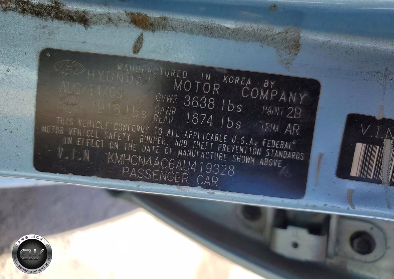 2010 Hyundai Accent Gls VIN:KMHCN4AC6AU419328 - 12