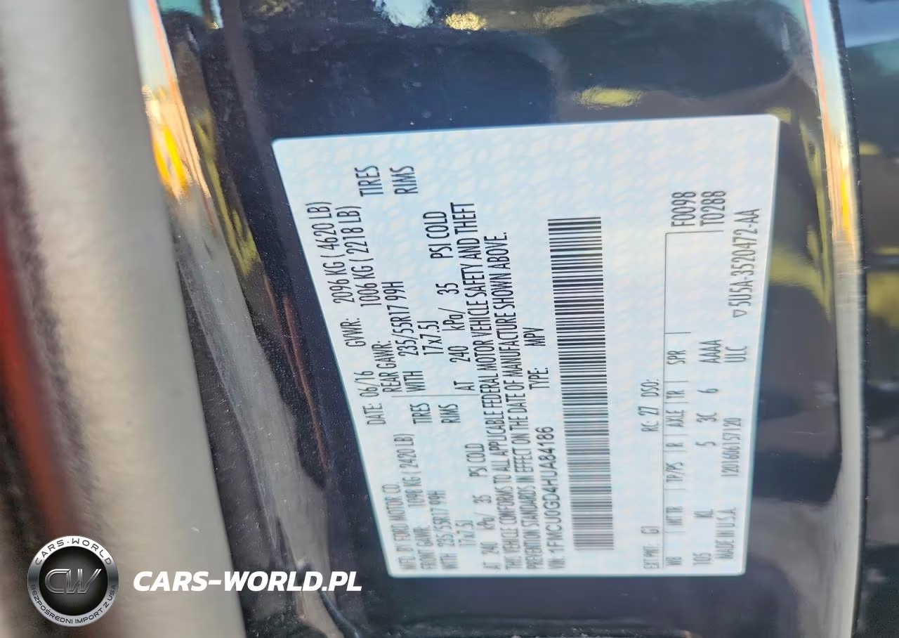2017 Ford Escape Se VIN:1FMCU0GD4HUA84186 - 13