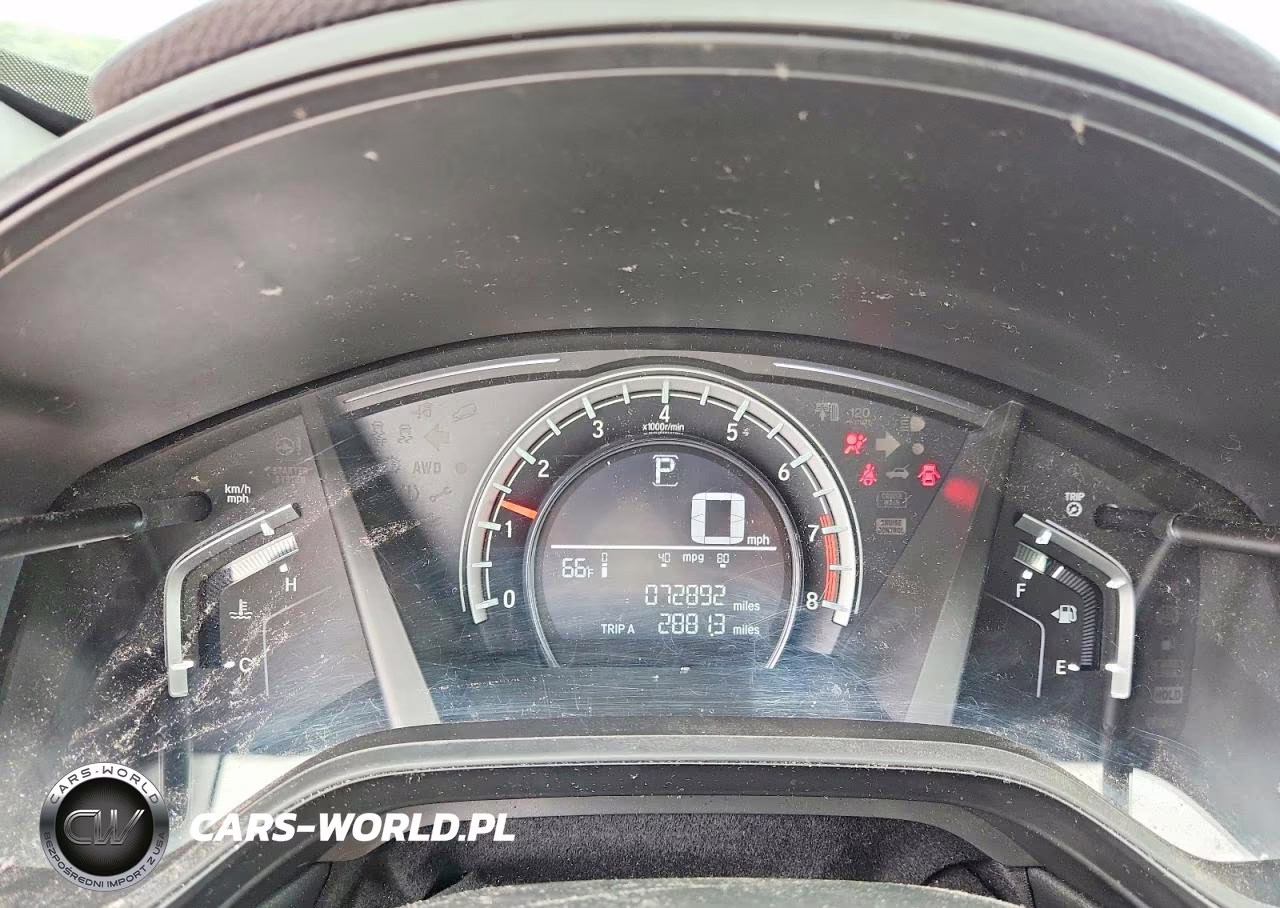 2017 Honda Cr-V Lx VIN:2HKRW6H36HH216893 - 9