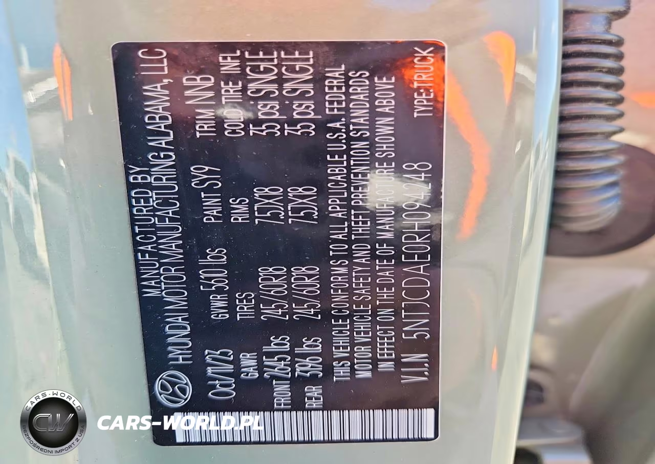 2024 Hyundai Santa Cruz Sel VIN:5NTJCDAE0RH094248 - 12