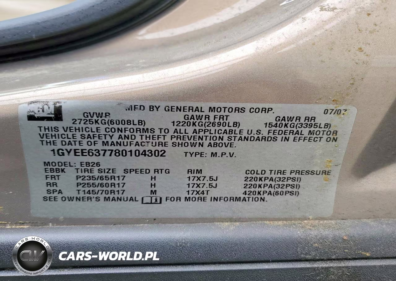 2008 Cadillac Srx VIN:1GYEE637780104302 - 13