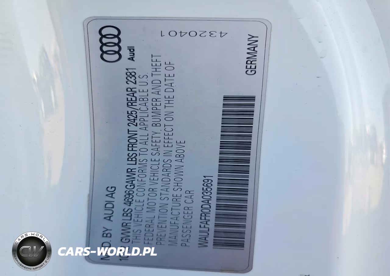 2013 Audi A5 Premium Plus VIN:WAULFAFR0DA035691 - 12