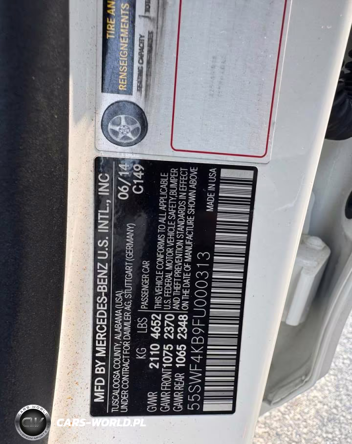2015 Mercedes-Benz C 300 4Matic VIN:55SWF4KB9FU000313 - 12
