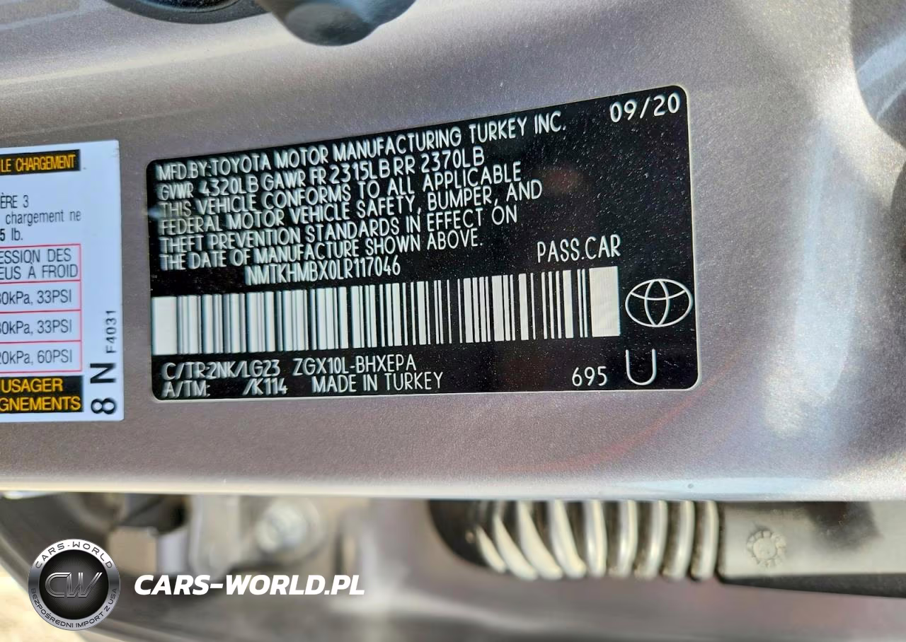 2020 Toyota C-Hr Limited VIN:NMTKHMBX0LR117046 - 13