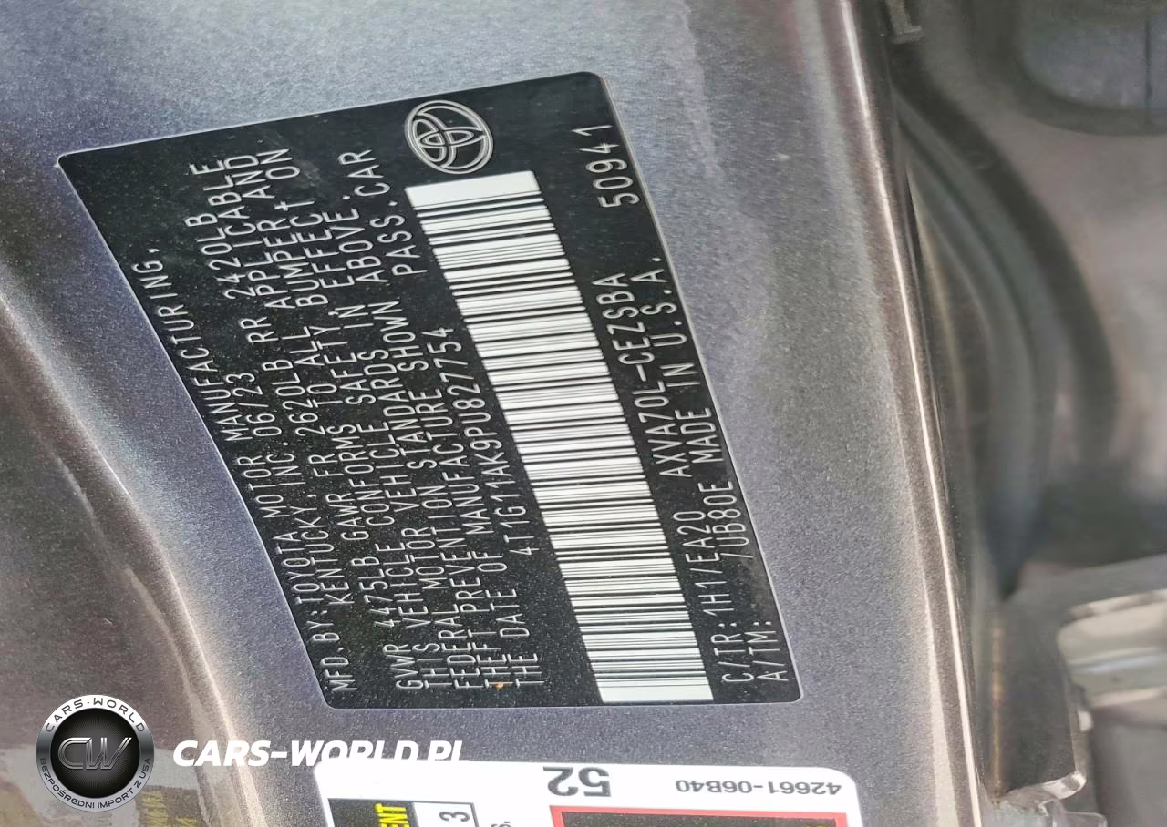 2023 Toyota Camry Se VIN:4T1G11AK9PU827754 - 12