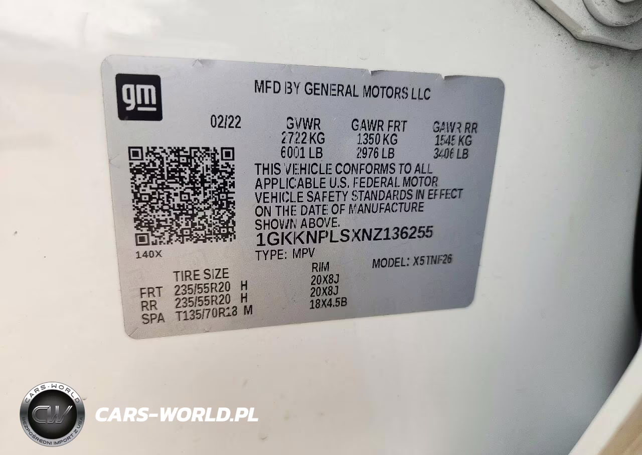 2022 GMC Acadia Denali VIN:1GKKNPLSXNZ136255 - 14