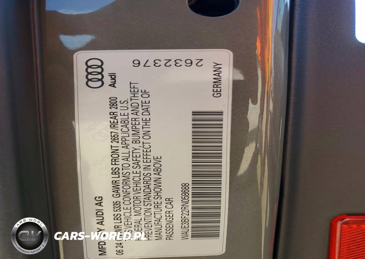 2024 Audi A6 Premium Plus VIN:WAUE3BF22RN058688 - 12